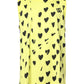 Dolce & Gabbana Yellow Cotton Sleeveless DG Heart T-shirt