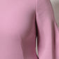 Dolce & Gabbana Pink Polyester Long Sleeves Sheath Mini Dress