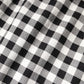Dolce & Gabbana White Black Checkered Sleeveless Sheath Dress