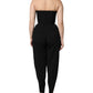 Dolce & Gabbana Black Wool Strapless Romper Jumpsuit Dress