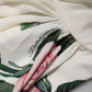 Dolce & Gabbana White Floral One Shoulder Sheath Midi Dress