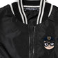 Dolce & Gabbana Black Nylon #DGFamily Full Zip Bomber Jacket