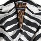 Dolce & Gabbana Black White Polyester Women Blazer Jacket