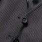 Dolce & Gabbana Black Striped Button Down Sleeveless Vest Top