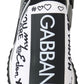 Dolce & Gabbana White Black Slip On Sorrento Sneakers