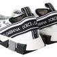 Dolce & Gabbana White Black Slip On Sorrento Sneakers