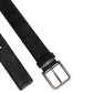 Dolce & Gabbana Black Classic Leather Metal Buckle Belt