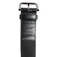 Dolce & Gabbana Black Blue DG Logo Silver Metal Buckle Belt