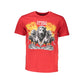 Cavalli Class Red Cotton Men's T-Shirt