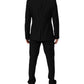 Dolce & Gabbana Black MARTINI Crystal Embellished 3 Pc Suit
