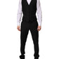 Dolce & Gabbana Black MARTINI Crystal Embellished 3 Pc Suit