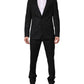 Dolce & Gabbana Dark Gray MARTINI 2 Pc Single Breasted Suit