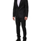 Dolce & Gabbana Dark Gray MARTINI 2 Pc Single Breasted Suit