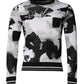 Dolce & Gabbana Multicolor Logo Crew Neck Pullover Sweater