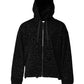 Dolce & Gabbana Black Leopard Full Zip Hooded Sweatshirt Sweater