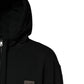 Dolce & Gabbana Black Logo Full Zip Hooded Men Sweatshirt Sweater