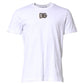 Dolce & Gabbana White Logo Embroidery Crew Neck T-shirt