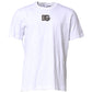 Dolce & Gabbana White Logo Embroidery Crew Neck T-shirt