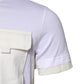 Dolce & Gabbana White Cotton Pocket Short Sleeves T-shirt
