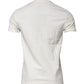 Dolce & Gabbana White Cotton Logo Bandana Print T-shirt