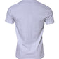 Dolce & Gabbana White Cotton Logo Patch Crew Neck T-shirt