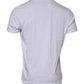 Dolce & Gabbana White Cotton Logo Patch Crew Neck T-shirt