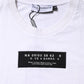 Dolce & Gabbana White Cotton Logo Patch Crew Neck T-shirt