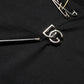 Dolce & Gabbana Black Logo Embellish Short Sleeves T-shirt