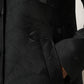 Dolce & Gabbana Black Single Breasted Trench Coat Jacket