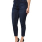 Dolce & Gabbana Blue Cotton High Waisted Cropped Denim Jeans