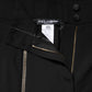 Dolce & Gabbana Black Wool High Waist Zipper Tapered Pants