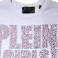 Philipp Plein White Embellished CrewNeck Short Sleeve T-shirt