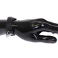 Nialaya Snakeskin CZ LOVE 925 Silver Bracelet