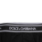 Dolce & Gabbana Black Cotton Stretch Logo Print Brief Underwear