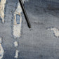 Dolce & Gabbana Blue Washed Tattered Cotton Men Jeans