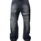 Dolce & Gabbana Blue Washed Tattered Cotton Men Jeans