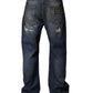 Dolce & Gabbana Blue Washed Tattered Cotton Men Jeans