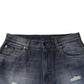 Dolce & Gabbana Blue Washed Tattered Cotton Men Jeans