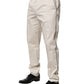 Dolce & Gabbana White Cotton Dress Slim Formal Pants