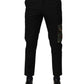 Dolce & Gabbana Black Cotton Cargo Dress Men Pants