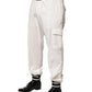 Dolce & Gabbana White Cotton Cargo Jogger Men Pants