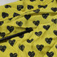 Dolce & Gabbana Yellow Heart Short Sleeves Men Casual Shirt