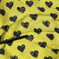 Dolce & Gabbana Yellow Heart Short Sleeves Men Casual Shirt