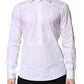 Dolce & Gabbana White Poplin Cotton Formal Men Dress Shirt