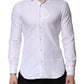 Barba Napoli White Long Sleeves Collared Dress Formal Shirt