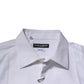 Dolce & Gabbana White Bib Cotton Poplin GOLD Formal Shirt