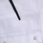 Dolce & Gabbana White Bib Cotton Poplin GOLD Formal Shirt