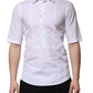 Dolce & Gabbana White Cotton Short Sleeves Dress Formal Shirt