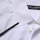 Dolce & Gabbana White Cotton Short Sleeves Dress Formal Shirt