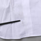 Dolce & Gabbana White Cotton GOLD Long Sleeves Formal Shirt